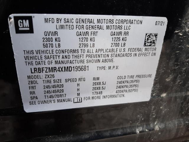 2021 BUICK ENVISION P - LRBFZMR4XMD195681