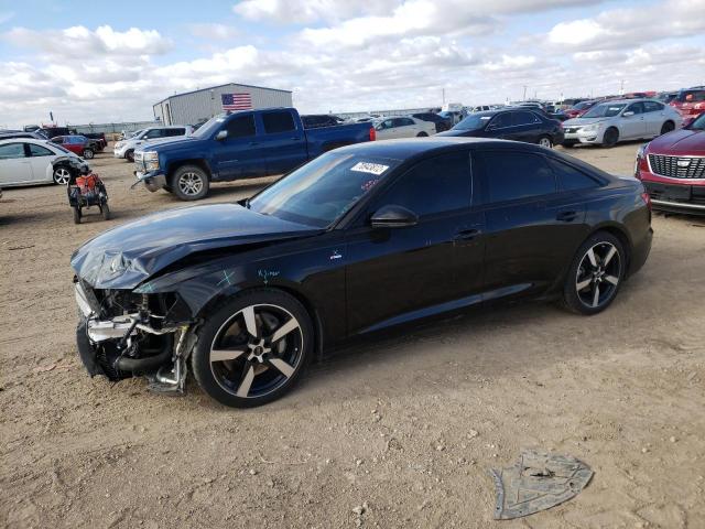 Salvage cars for sale from Copart Amarillo, TX: 2021 Audi A6 Premium