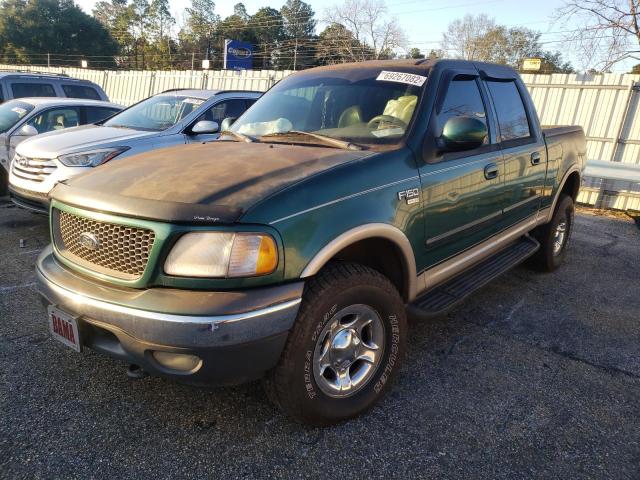 Salvage trucks for sale at Eight Mile, AL auction: 2001 Ford F150 Supercrew