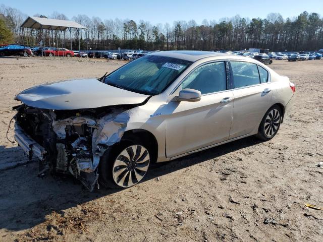 Salvage cars for sale from Copart Charles City, VA: 2015 Honda Accord Hybrid EXL