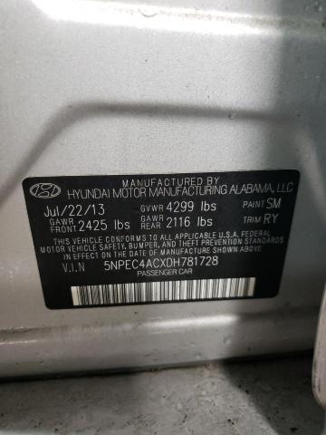 5NPEC4ACXDH781728 | 2013 Hyundai sonata se