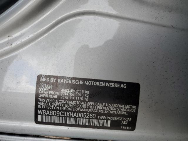 2017 BMW 330 XI - WBA8D9C3XHA005260