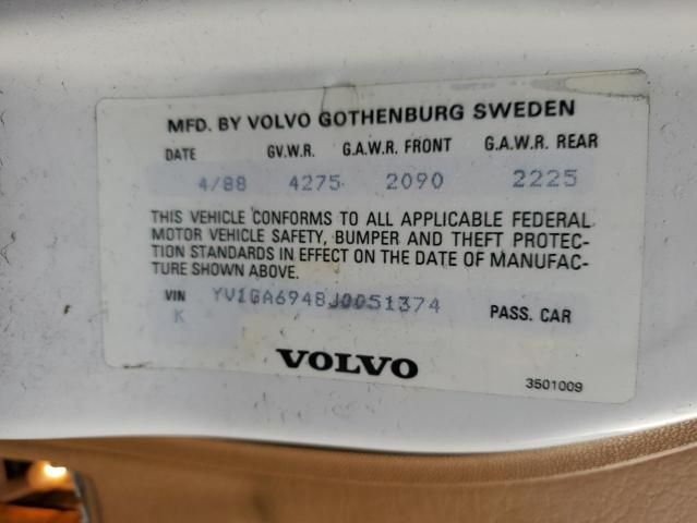 YV1GA6948J0051374 Volvo 760