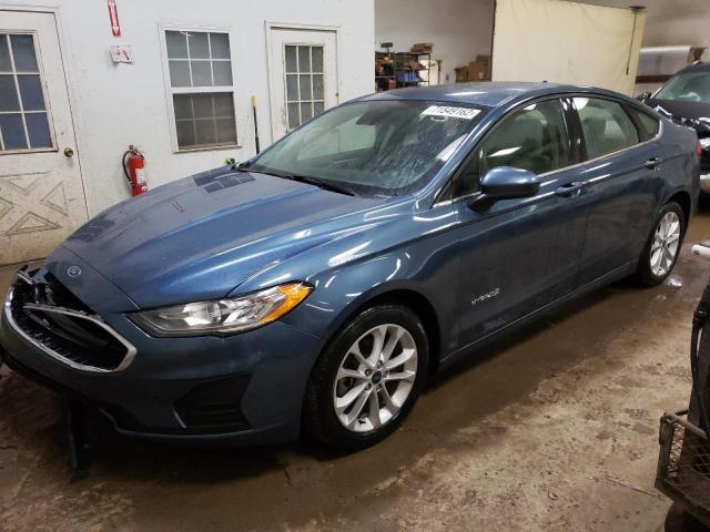 Salvage cars for sale from Copart Davison, MI: 2019 Ford Fusion SE