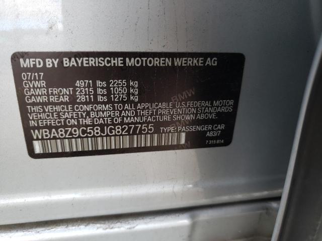 2018 BMW 330 XIGT WBA8Z9C58JG827755