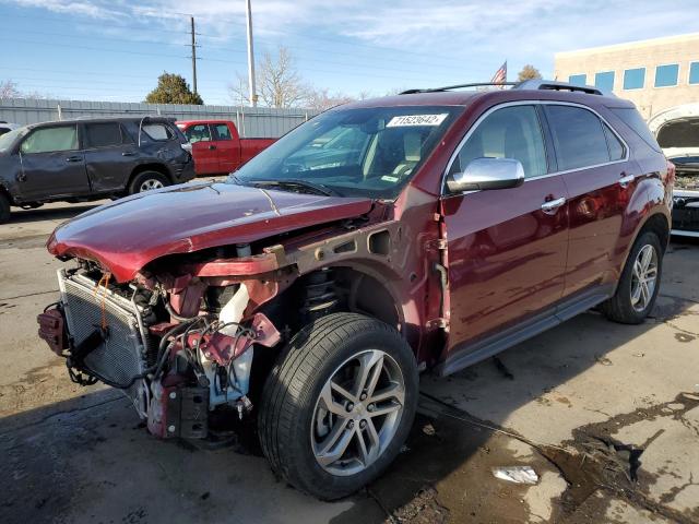 Salvage cars for sale from Copart Littleton, CO: 2017 Chevrolet Equinox Premier