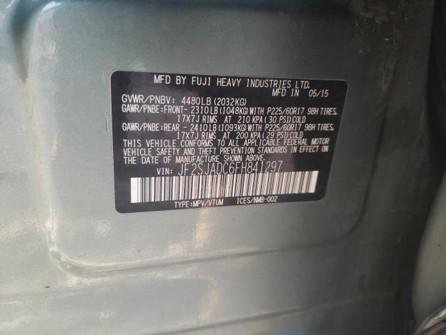 2015 SUBARU FORESTER 2 - JF2SJADC6FH841297