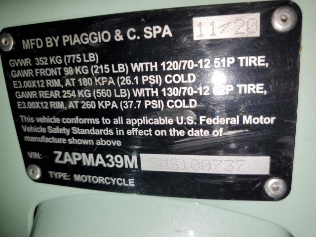 2021 VESPA GTS 300 - ZAPMA39M5M5100737