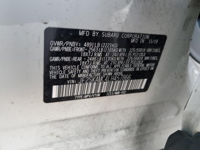 2020 SUBARU FORESTER S - JF2SKAMC4LH457866