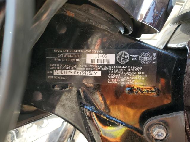 2006 HARLEY-DAVIDSON FLHRSI 1HD1FYW356Y647523