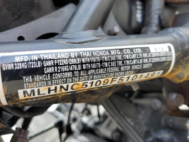 2015 HONDA CBR300 R MLHNC5109F5101491