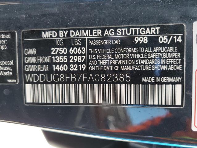 2015 MERCEDES-BENZ S 550 4MAT - WDDUG8FB7FA082385