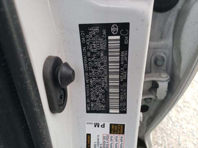 2021 TOYOTA COROLLA XS - JTNC4MBEXM3137402
