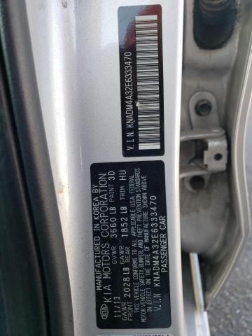 KNADM4A32E6333470 KIA RIO LX