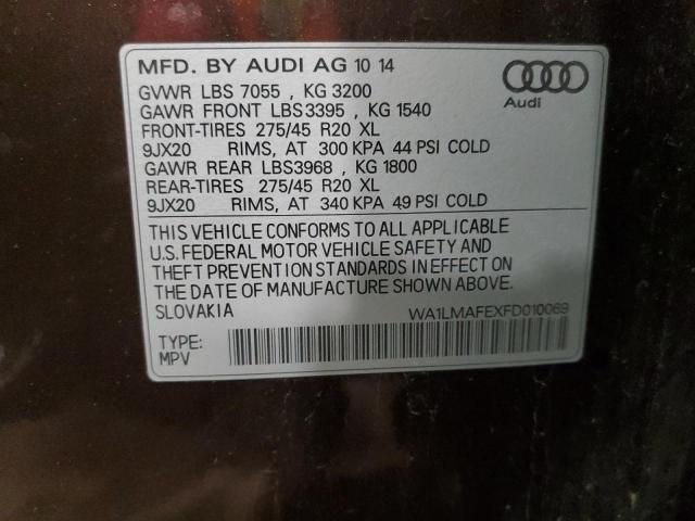 2015 AUDI Q7 TDI PRE WA1LMAFEXFD010069