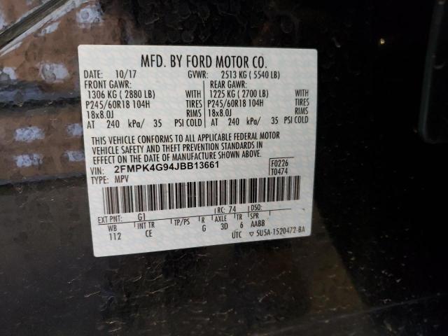 2018 FORD EDGE SE - 2FMPK4G94JBB13661