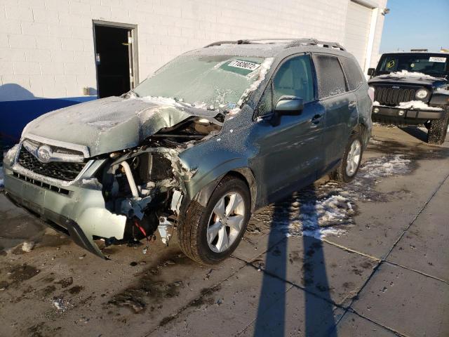 Salvage cars for sale from Copart Farr West, UT: 2015 Subaru Forester 2.5I Premium
