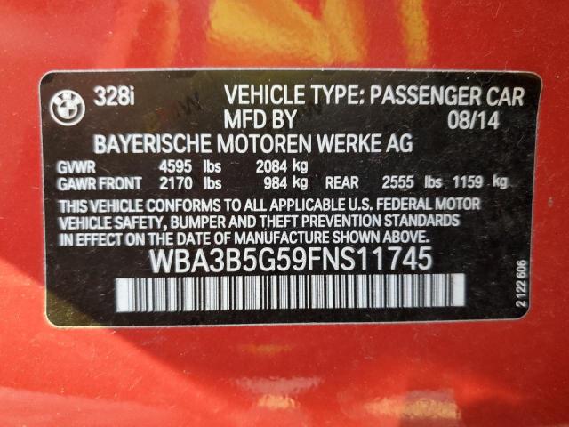 2015 BMW 328 XI SUL - WBA3B5G59FNS11745