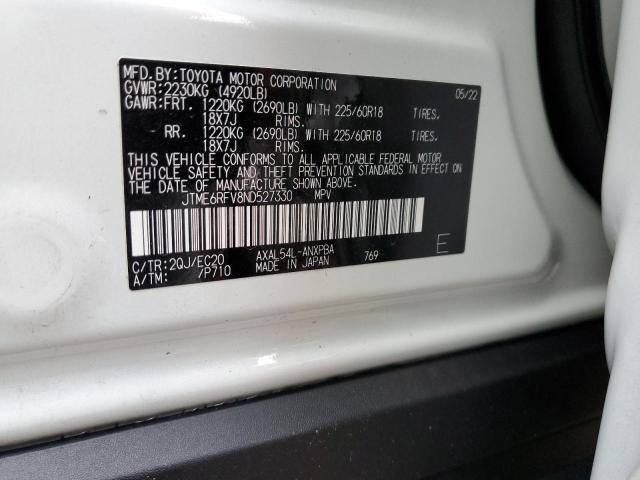 2022 TOYOTA RAV4 XSE - JTME6RFV8ND527330