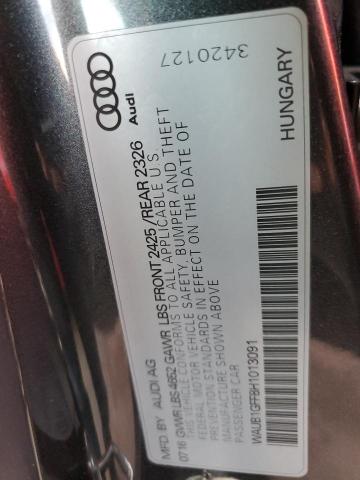 2017 AUDI S3 PREMIUM WAUB1GFF8H1013091