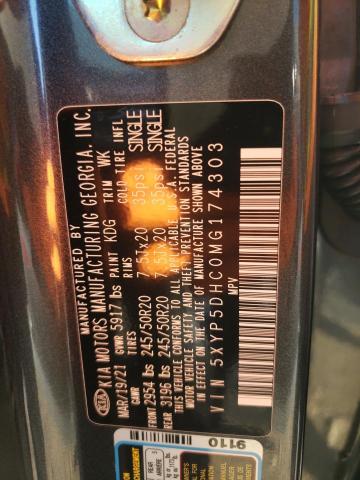 5XYP5DHC0MG174303 KIA Telluride Sx