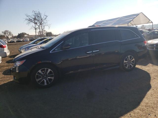 Salvage cars for sale from Copart San Martin, CA: 2015 Honda Odyssey TO