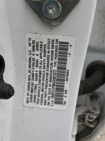 2016 HONDA CIVIC TOUR - 19XFC1F98GE001072