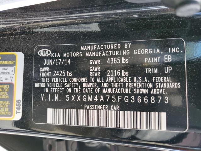 5XXGM4A75FG366873 KIA Optima Lx