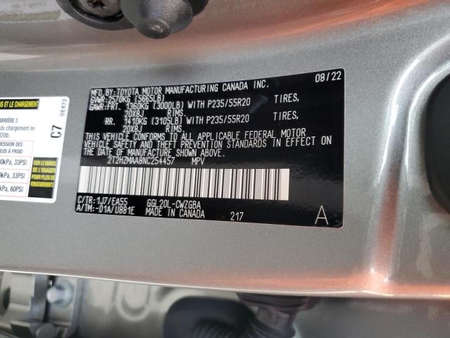2022 LEXUS RX 350 - 2T2HZMAA8NC254457
