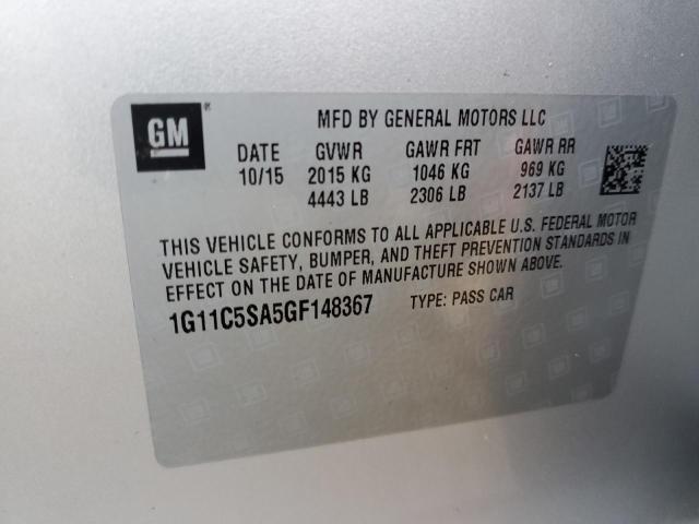 2016 CHEVROLET MALIBU LIM - 1G11C5SA5GF148367