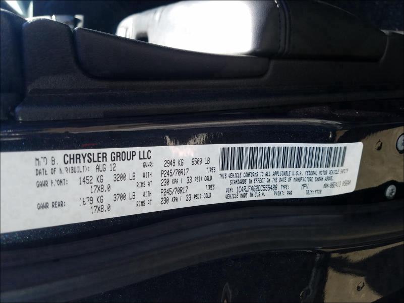 1C4RJFAG2DC555488 2013 JEEP GRAND CHEROKEE LAREDO