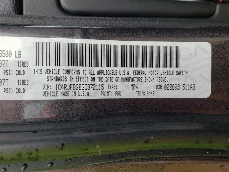 2016 JEEP GRAND CHER 1C4RJFBG8GC372115