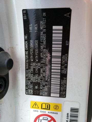 2016 LEXUS RX 350 - 2T2ZZMCA5GC017087