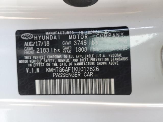 2019 HYUNDAI VELOSTER B - KMHTG6AF1KU012826