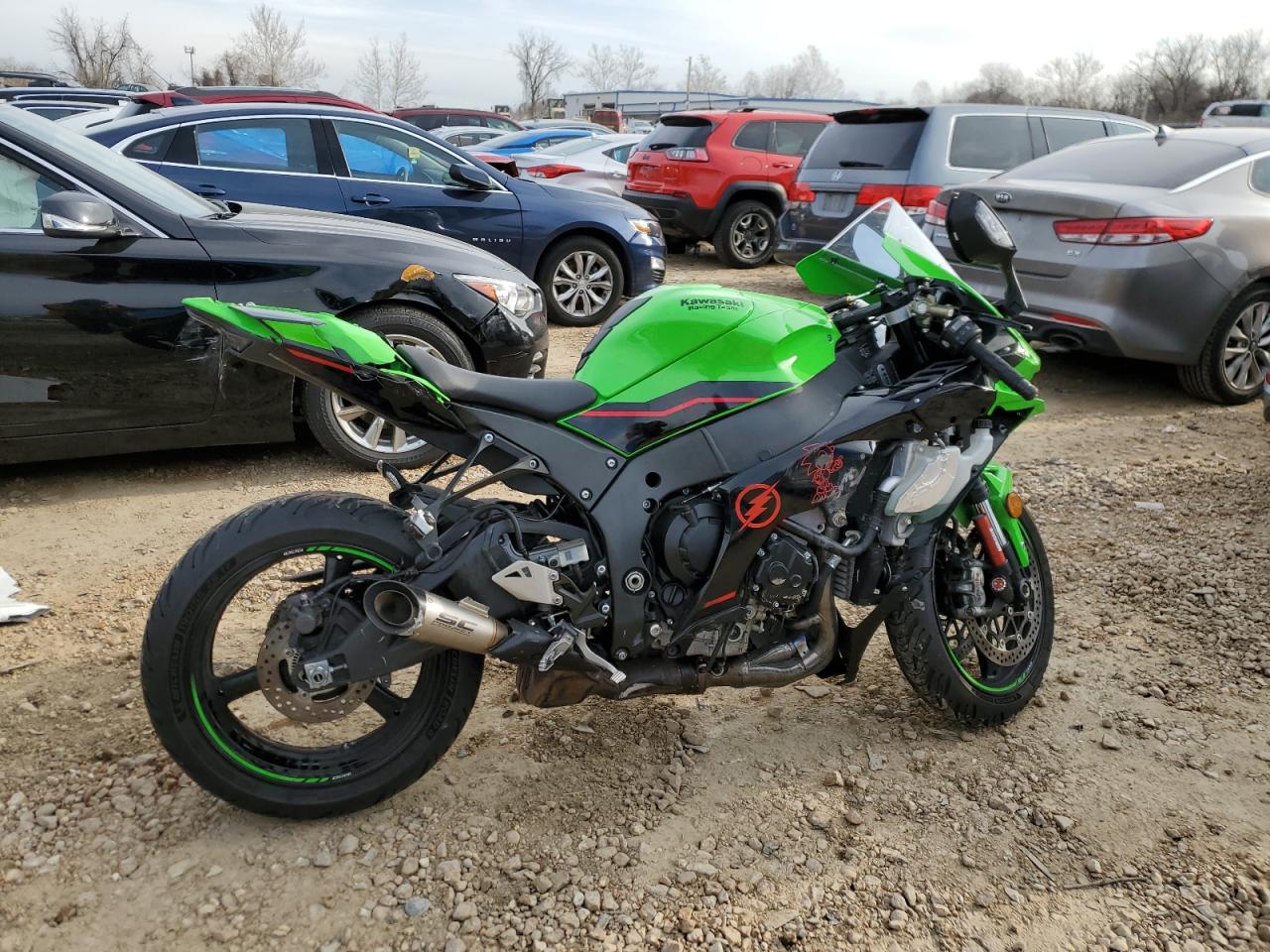2021 Kawasaki ZX1002 M for sale at Copart Bridgeton, MO. Lot 