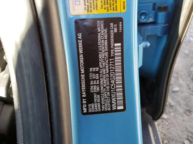 WMWXU1C54G2D12711 Mini Cooper