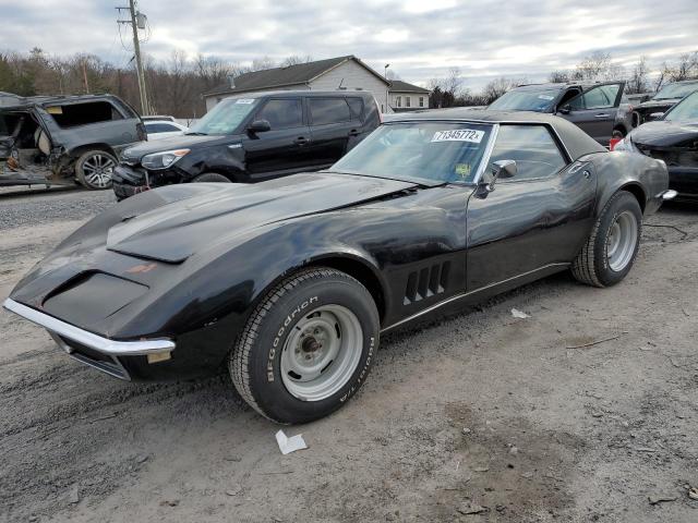 Salvage cars for sale from Copart York Haven, PA: 1968 Chevrolet Corvette