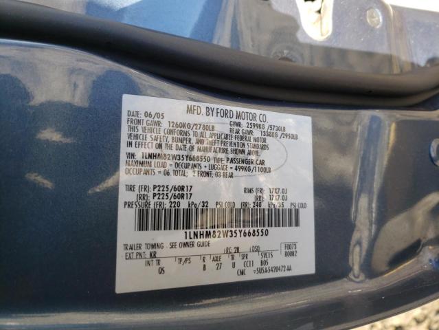 1LNHM82W35Y668550 Lincoln Town Car Signature Limited
