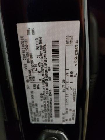 2021 FORD ESCAPE SEL - 1FMCU9H96MUA19543