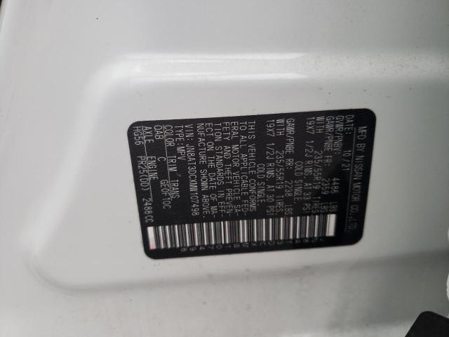 2021 NISSAN ROGUE PLAT JN8AT3DCXMW107498