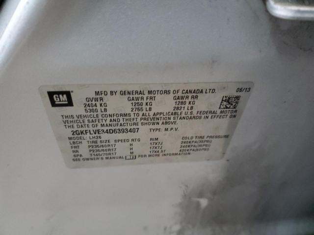 2GKFLVE34D6393407 GMC Terrain Slt