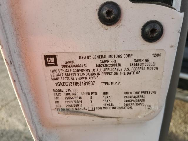 1GKEC13T05J181907 GMC Yukon
