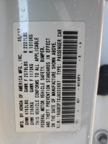 19UUB3F7XJA000697 Acura Tlx Advance