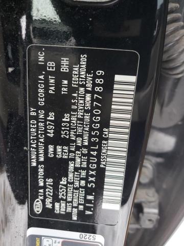 5XXGU4L35GG077889 KIA OPTIMA EX