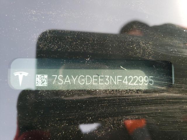 7SAYGDEE3NF422995 Tesla Model Y