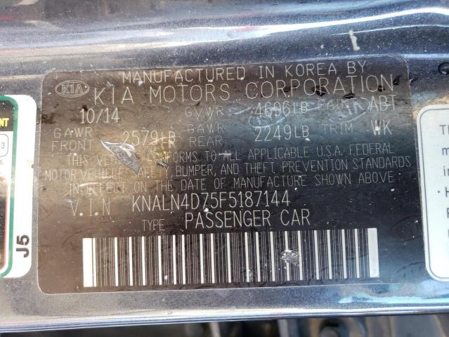 KNALN4D75F5187144 KIA Cadenza Premium