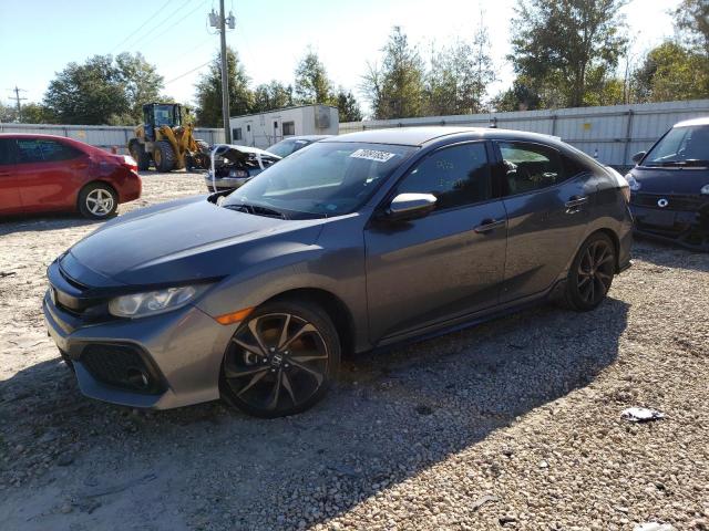 Salvage cars for sale from Copart Midway, FL: 2017 Honda Civic Sport