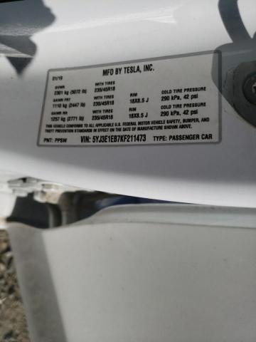 5YJ3E1EB7KF211473 Tesla MODEL 3