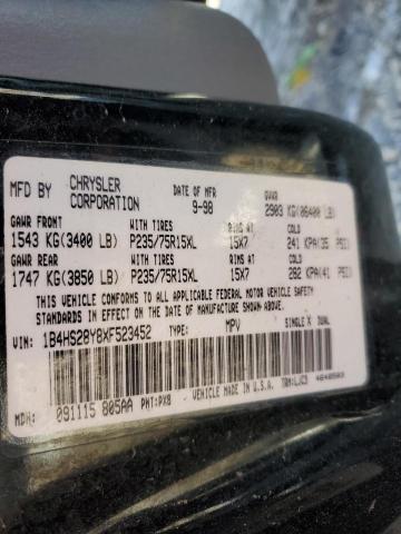 1B4HS28Y8XF523452 Dodge Durango