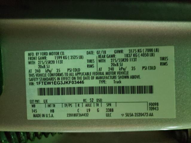 2018 FORD F-150 - 1FTEW1EG3JKF03446